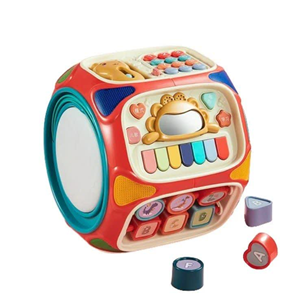 اسباب بازی هشت ضلعی هوش موزیکال Baby enlightenment octahedron_اسباب بازی